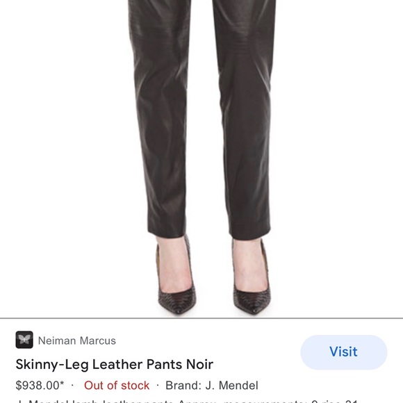 J MENDEL MOTORCYCLE PANTS - Picture 7 of 8